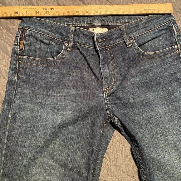 Banana Republic Womens Classic Straight Leg Jeans Size 8 - Picture 4 of 10